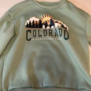 Green Colorado crewneck